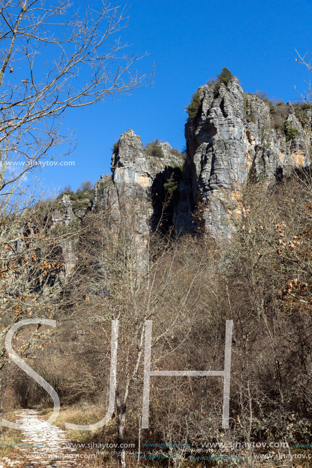 Amazing landscape of Vikos gorge and Pindus Mountains, Zagori, Epirus, Greece