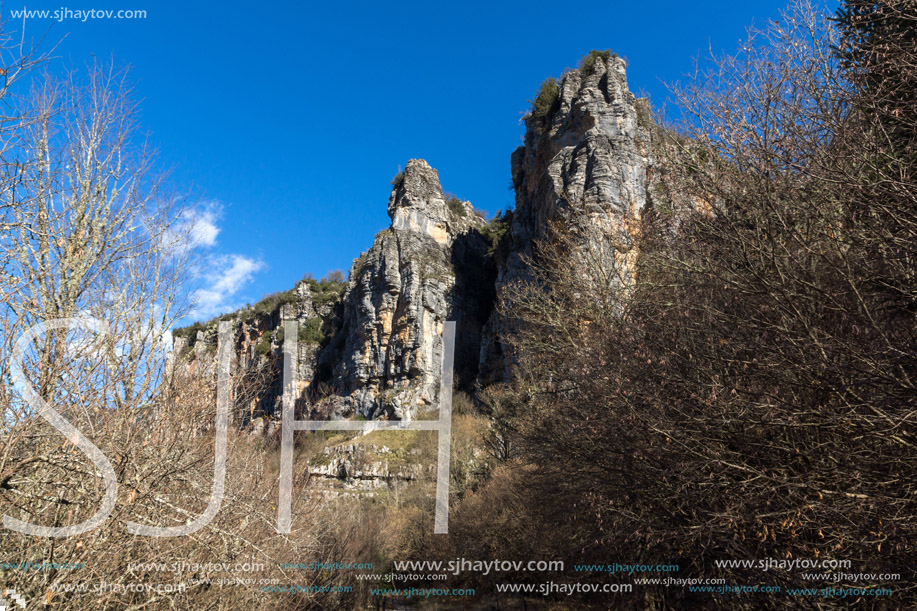 Amazing landscape of Vikos gorge and Pindus Mountains, Zagori, Epirus, Greece