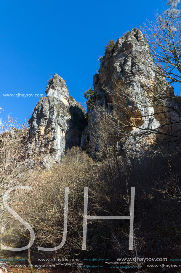 Amazing landscape of Vikos gorge and Pindus Mountains, Zagori, Epirus, Greece