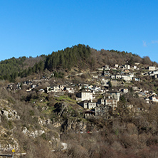 Panoramic view of village Kipoi, Zagori, Epirus, Greece