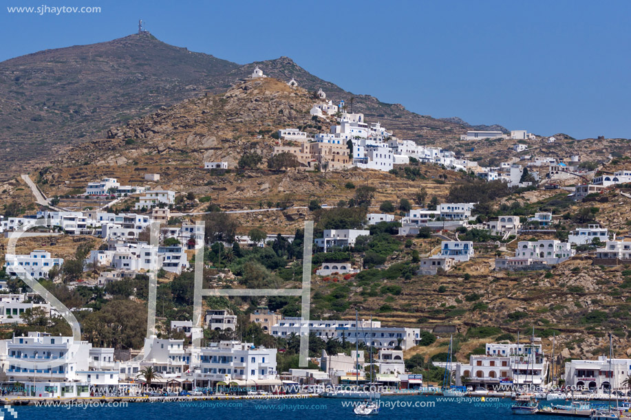 NAXOS, GREECE - MAY 4, 2013: Panoramic view of Naxos Island, Cyclades, Greece