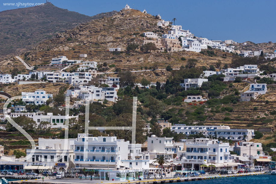 NAXOS, GREECE - MAY 4, 2013: Panoramic view of Naxos Island, Cyclades, Greece