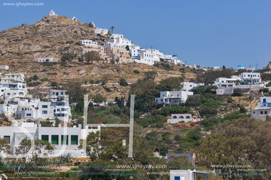 NAXOS, GREECE - MAY 4, 2013: Panoramic view of Naxos Island, Cyclades, Greece