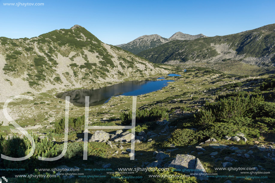 Amazing landscape with Chairski lakes, Pirin Mountain, Bulgaria