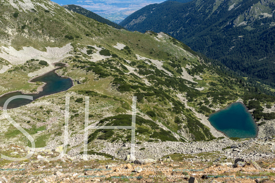 Amazing landscape with Tipitsko lakes, Pirin Mountain, Bulgaria