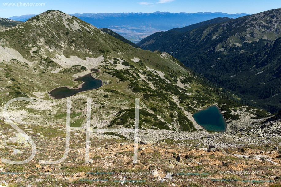 Amazing landscape with Tipitsko lakes, Pirin Mountain, Bulgaria