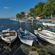 SOZOPOL, BULGARIA - JULY 12, 2016: Amazing Panorama of port of town of Sozopol, Burgas Region, Bulgaria