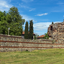 Ruins of Roman fortifications in Diocletianopolis, town of Hisarya, Plovdiv Region, Bulgaria