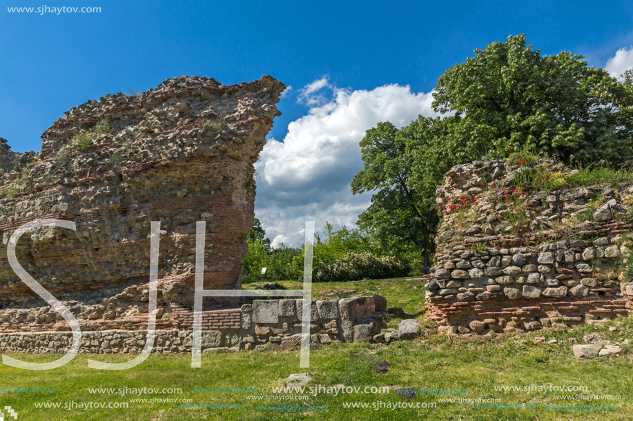 Ruins of Roman fortifications in Diocletianopolis, town of Hisarya, Plovdiv Region, Bulgaria