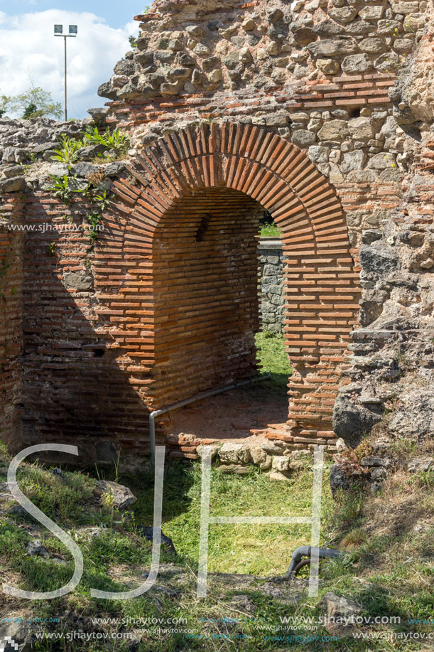 Ruins of Roman fortifications in Diocletianopolis, town of Hisarya, Plovdiv Region, Bulgaria