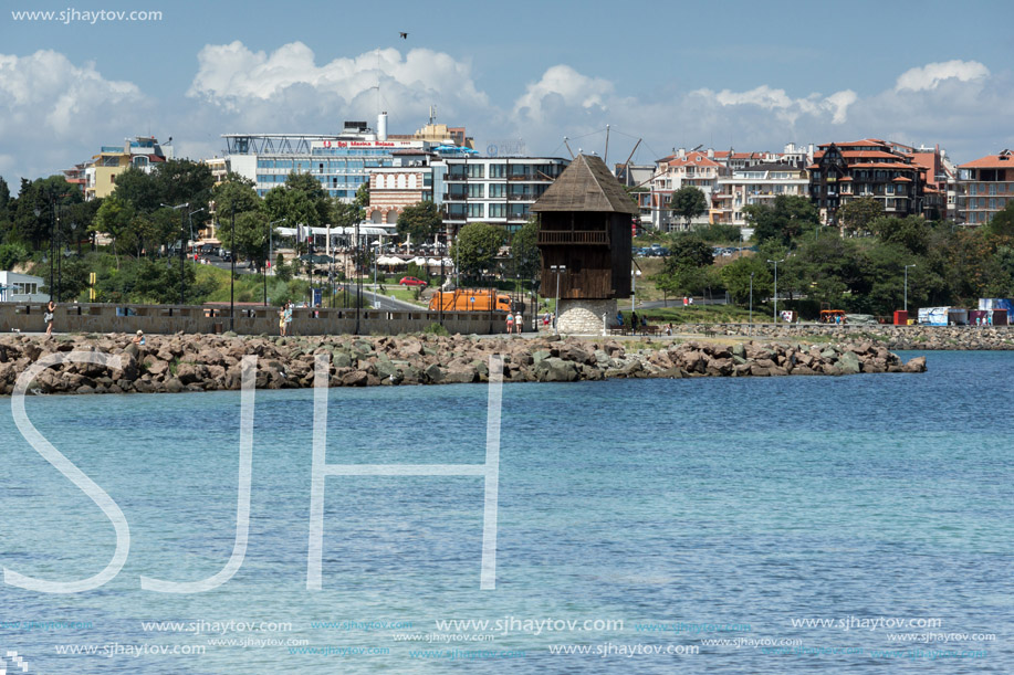 NESSEBAR, BULGARIA - 30 JULY 2014: Panorama to town of Nessebar, Burgas Region, Bulgaria