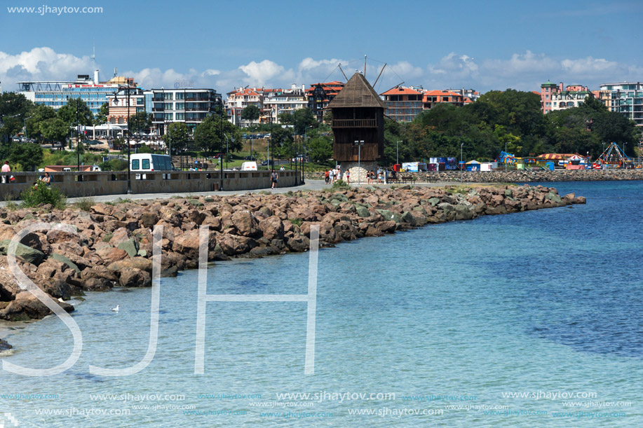 NESSEBAR, BULGARIA - 30 JULY 2014: Panorama to town of Nessebar, Burgas Region, Bulgaria