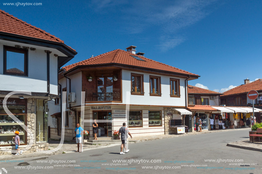 NESSEBAR, BULGARIA - 30 JULY 2014: Street in old town of Nessebar, Burgas Region, Bulgaria