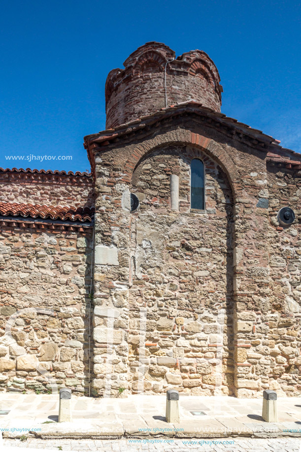 NESSEBAR, BULGARIA - 30 JULY 2014: Church of St. John the Baptist in the town of Nessebar, Burgas Region, Bulgaria