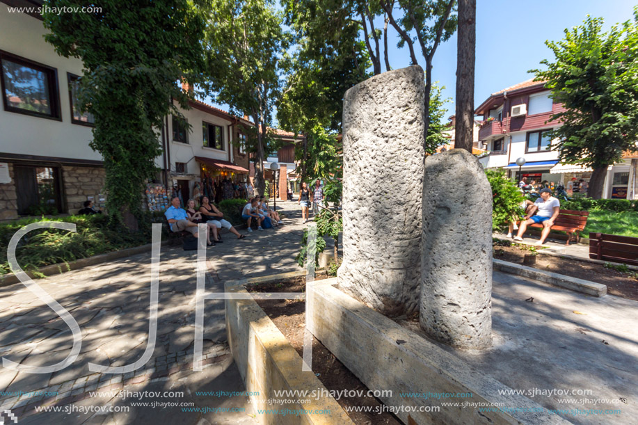 NESSEBAR, BULGARIA - 30 JULY 2014: Street in old town of Nessebar, Burgas Region, Bulgaria