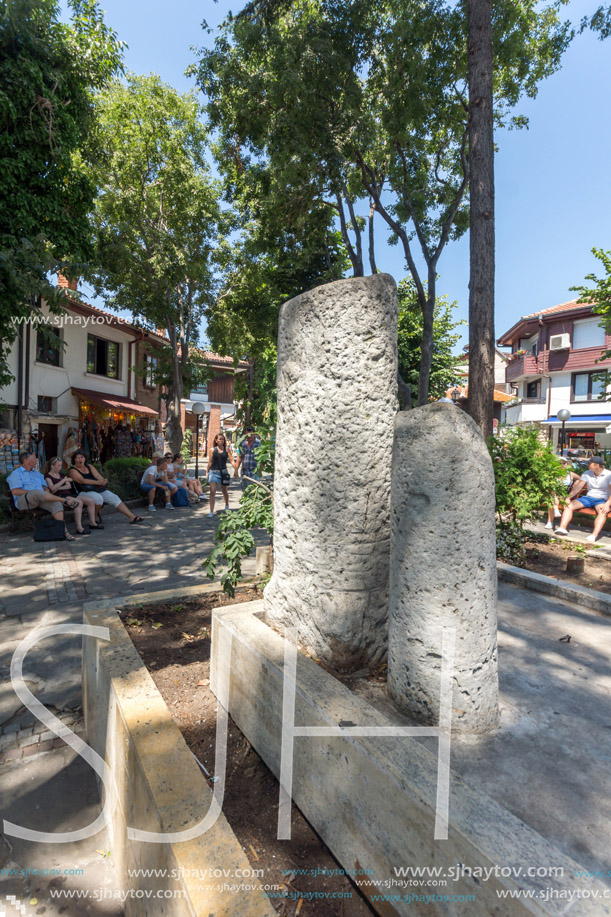 NESSEBAR, BULGARIA - 30 JULY 2014: Street in old town of Nessebar, Burgas Region, Bulgaria