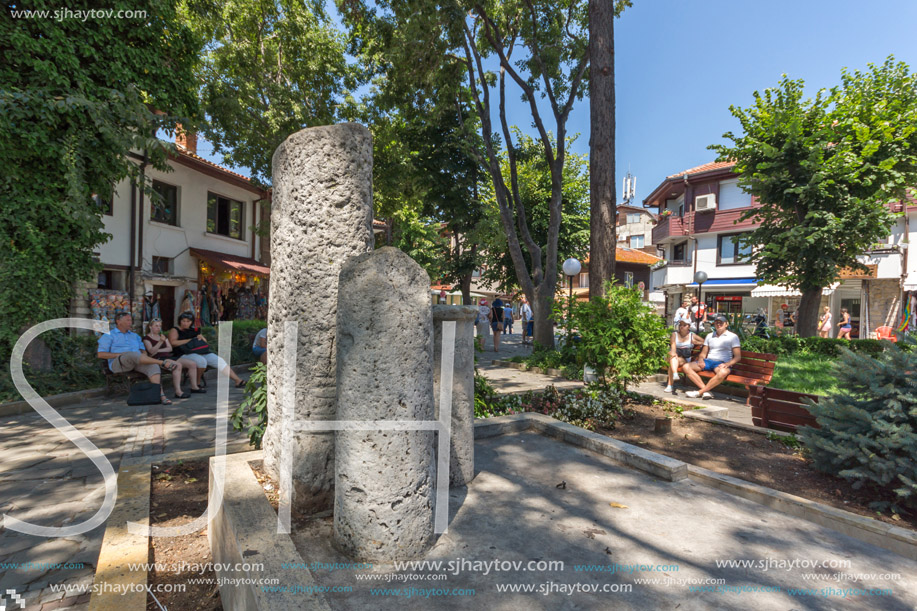 NESSEBAR, BULGARIA - 30 JULY 2014: Street in old town of Nessebar, Burgas Region, Bulgaria