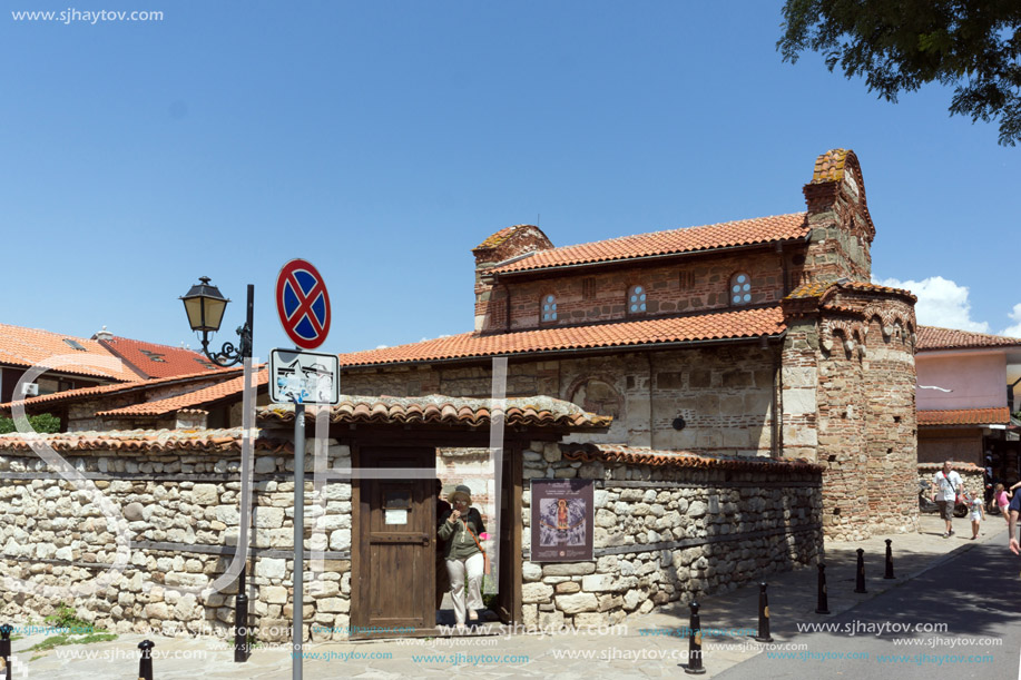 NESSEBAR, BULGARIA - 30 JULY 2014: Church of Saint Stephen  in old town of Nessebar, Burgas Region, Bulgaria