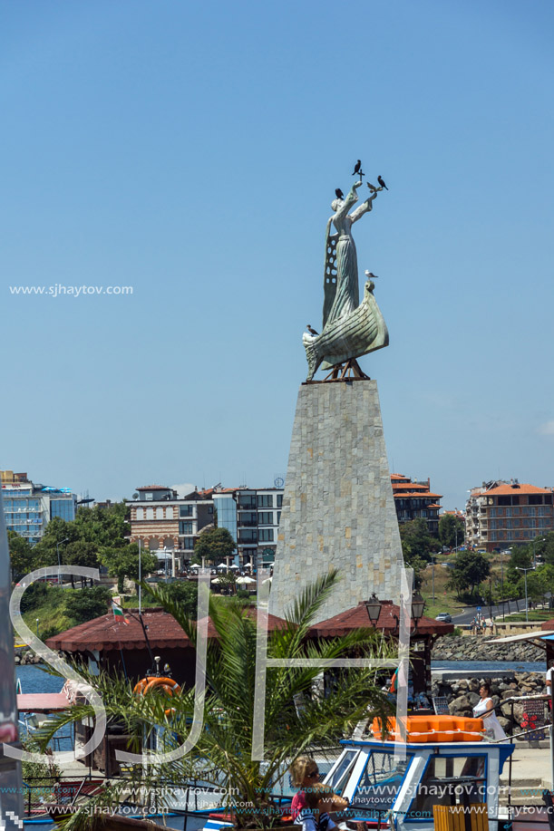 NESSEBAR, BULGARIA - 30 JULY 2014: Panorama to town of Nessebar, Burgas Region, Bulgaria