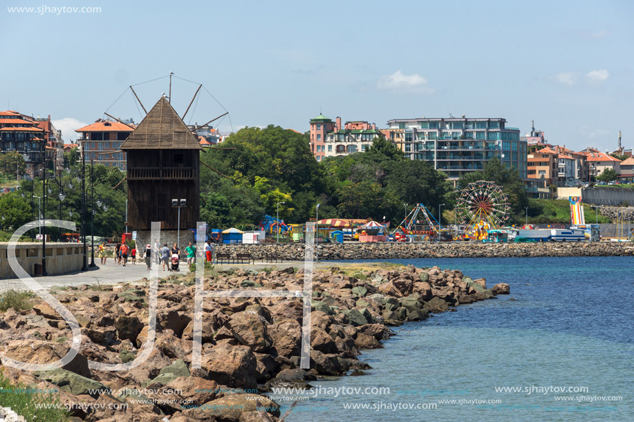 NESSEBAR, BULGARIA - 30 JULY 2014: Panorama to town of Nessebar, Burgas Region, Bulgaria