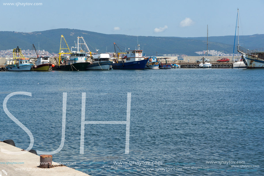 NESSEBAR, BULGARIA - 30 JULY 2014: Panorama to town of Nessebar, Burgas Region, Bulgaria