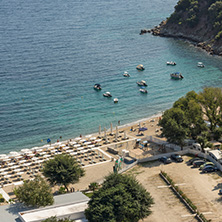 Seascape of Oneirou Beach Manassu at Sithonia peninsula, Chalkidiki, Central Macedonia, Greece