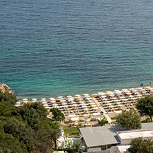 Seascape of Oneirou Beach Manassu at Sithonia peninsula, Chalkidiki, Central Macedonia, Greece