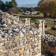 Ruins of the ancient city of Philippi, Eastern Macedonia and Thrace, Greece