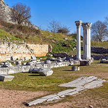 Ruins of the ancient city of Philippi, Eastern Macedonia and Thrace, Greece