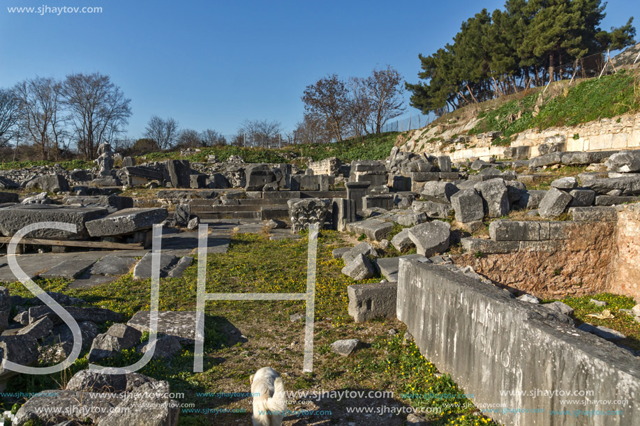 Ruins of the ancient city of Philippi, Eastern Macedonia and Thrace, Greece