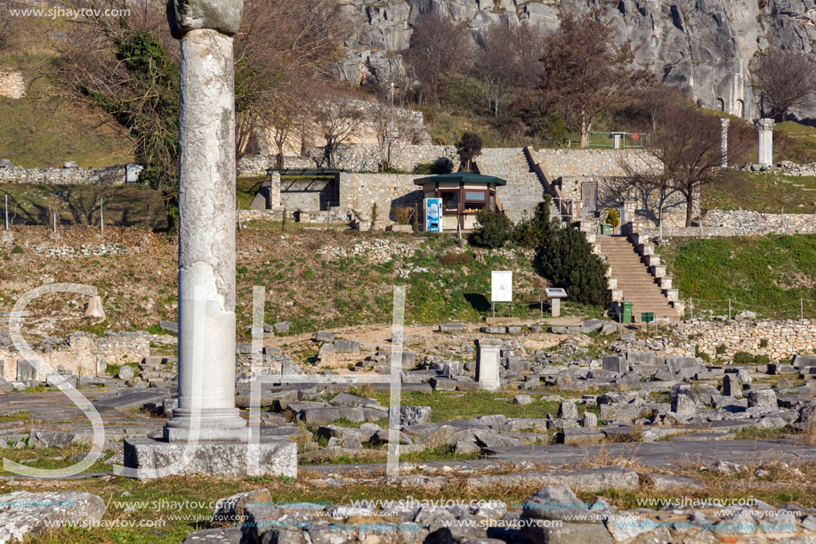 Ruins of the ancient city of Philippi, Eastern Macedonia and Thrace, Greece