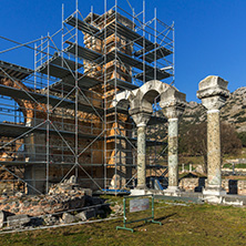 Ruins of the ancient city of Philippi, Eastern Macedonia and Thrace, Greece