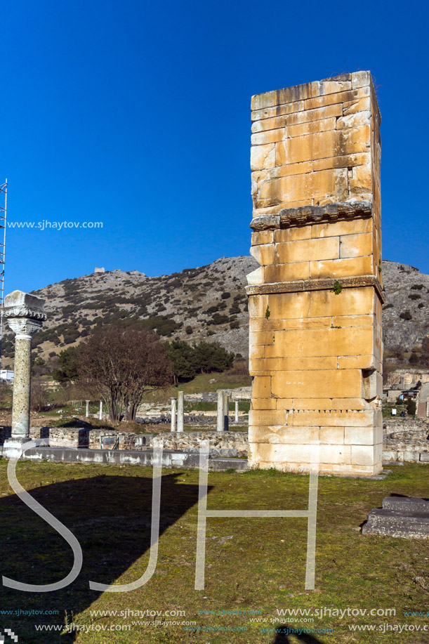 Ruins of the ancient city of Philippi, Eastern Macedonia and Thrace, Greece