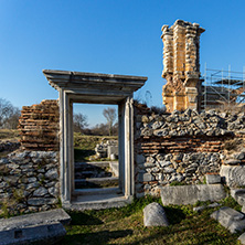 Ruins of the ancient city of Philippi, Eastern Macedonia and Thrace, Greece