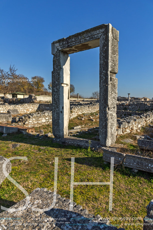Ruins of the ancient city of Philippi, Eastern Macedonia and Thrace, Greece