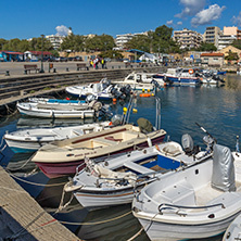 ALEXANDROUPOLI, GREECE - SEPTEMBER 23, 2017:  Port and Panorama to town of Alexandroupoli, East Macedonia and Thrace, Greece