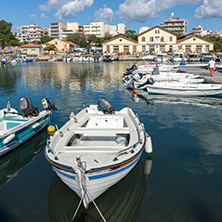 ALEXANDROUPOLI, GREECE - SEPTEMBER 23, 2017:  Port and Panorama to town of Alexandroupoli, East Macedonia and Thrace, Greece