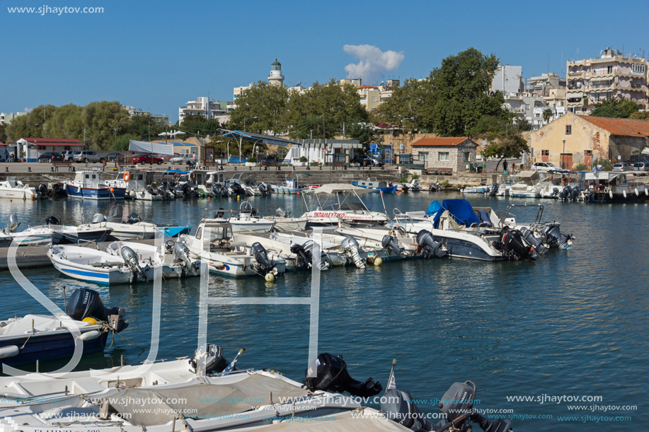 ALEXANDROUPOLI, GREECE - SEPTEMBER 23, 2017:  Port and Panorama to town of Alexandroupoli, East Macedonia and Thrace, Greece