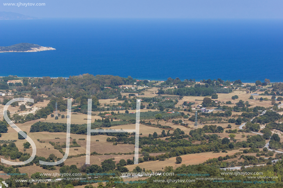 Amazing summer landscape of Chalkidiki, Central Macedonia, Greece