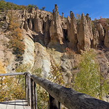 Amazing Autumn Landscape of Rock Formation Devil"s town in Radan Mountain, Serbia