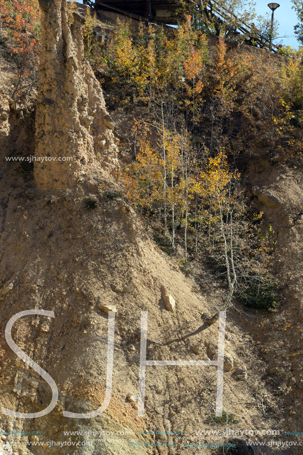 Amazing Autumn Landscape of Rock Formation Devil"s town in Radan Mountain, Serbia