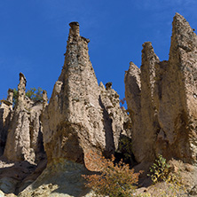 Amazing Autumn Landscape of Rock Formation Devil"s town in Radan Mountain, Serbia