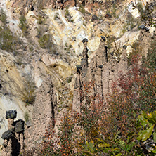 Amazing Autumn Landscape of Rock Formation Devil"s town in Radan Mountain, Serbia