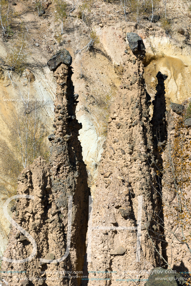 Amazing Autumn Landscape of Rock Formation Devil"s town in Radan Mountain, Serbia