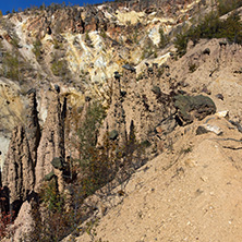 Amazing Autumn Landscape of Rock Formation Devil"s town in Radan Mountain, Serbia