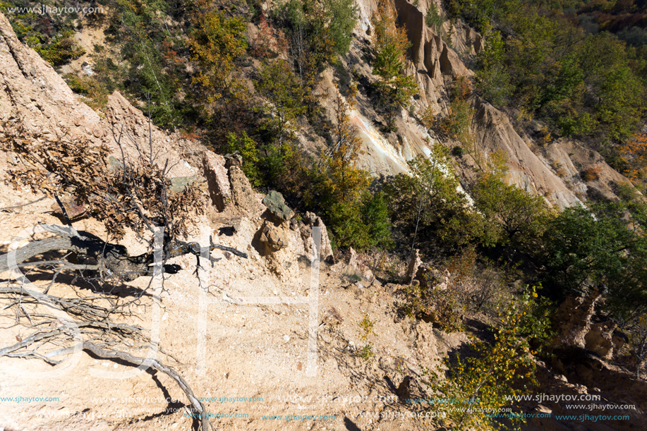 Amazing Autumn Landscape of Rock Formation Devil"s town in Radan Mountain, Serbia