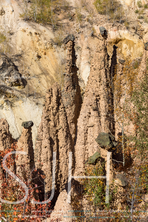 Amazing Autumn Landscape of Rock Formation Devil"s town in Radan Mountain, Serbia
