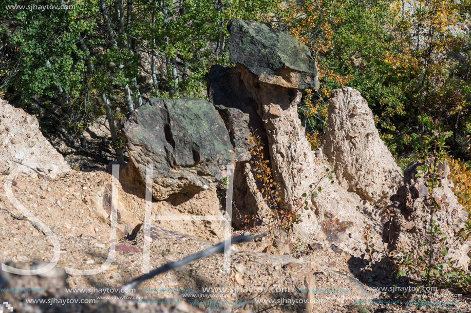 Amazing Autumn Landscape of Rock Formation Devil"s town in Radan Mountain, Serbia