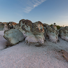 Rock formation Stone Mushrooms near Beli plast village, Kardzhali Region, Bulgaria