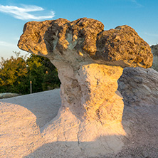 Rock formation Stone Mushrooms near Beli plast village, Kardzhali Region, Bulgaria